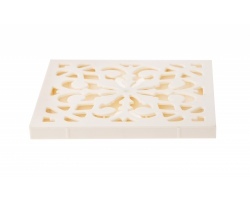 Plastic Decorative Grid of Ivory Color